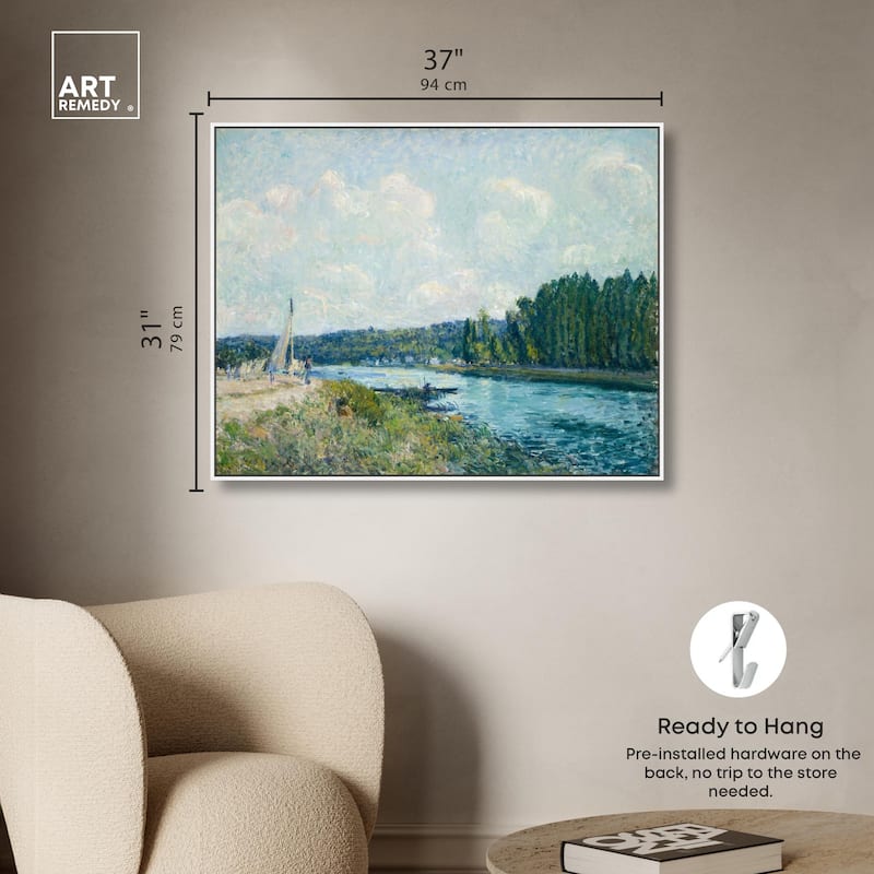 Sisley Banks of the Oise Canvas by Art Remedy