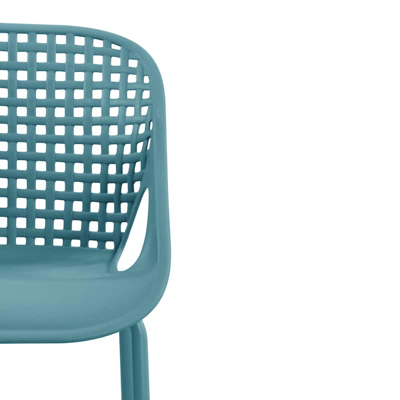 Christopher Knight Home - Modern Outdoor Dining Chair with Weather-Resistant Design - Set of 2