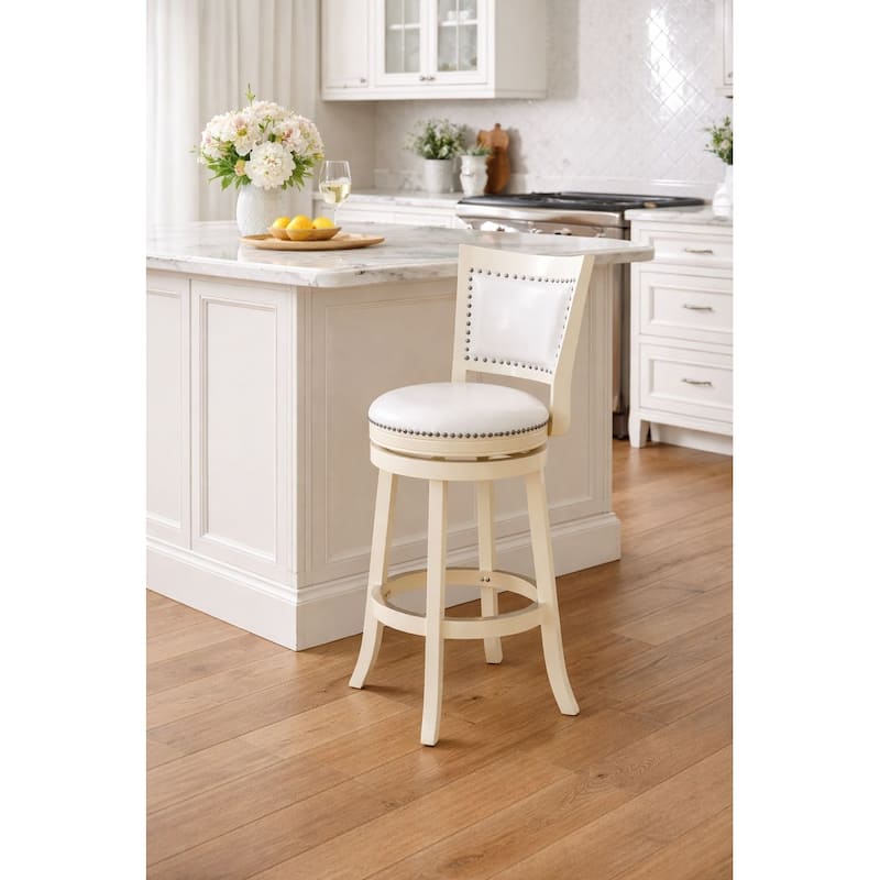 Bristol Bar Height Swivel Bar Stool - Buttermilk