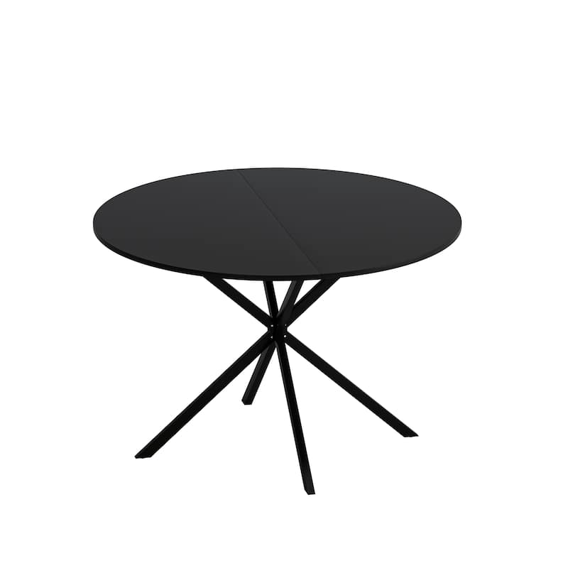 47.24'' Modern Cross Leg Round Dining Table