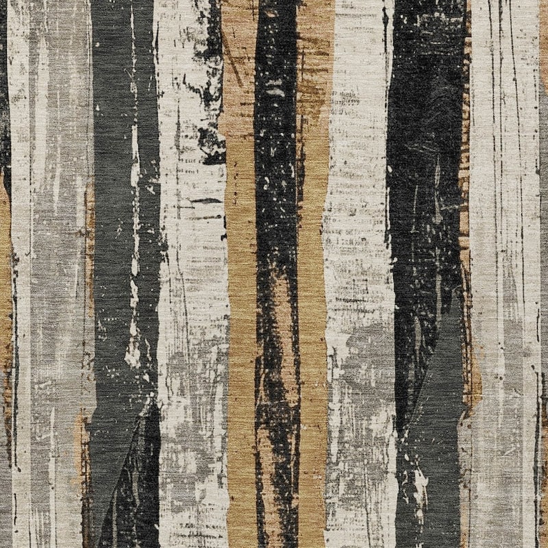 HomeRoots Striped Transitional Rectangle Outdoor Rug