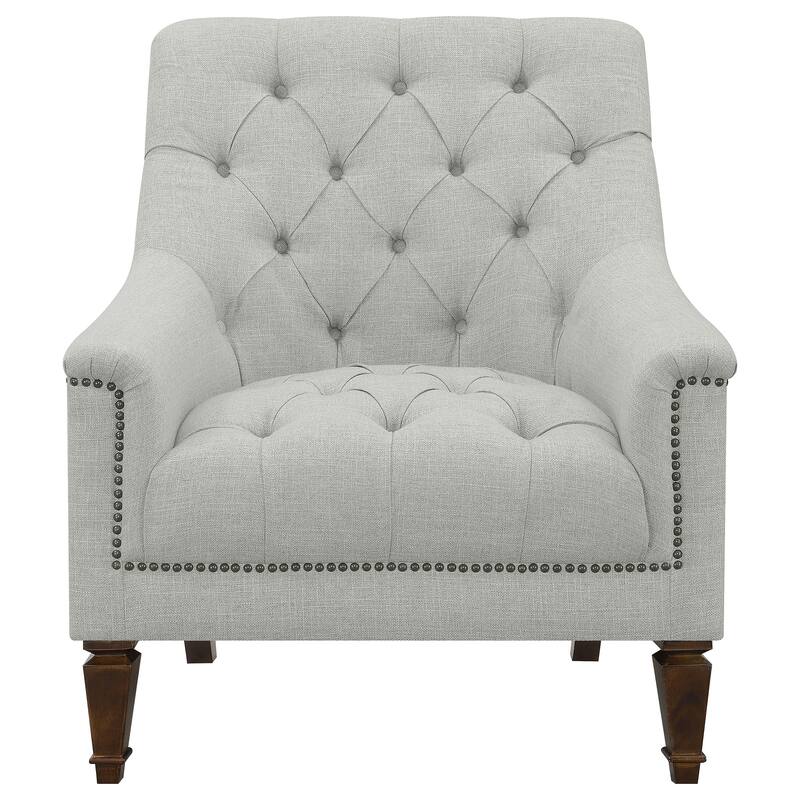 Avonlea Grey Upholstered Sloped Arm Sofa Set