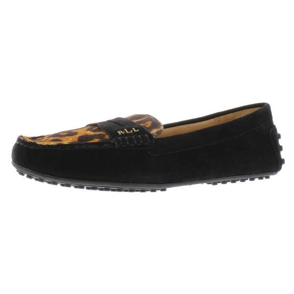Shop Lauren Ralph Lauren Womens Belen Driving Moccasins Leather