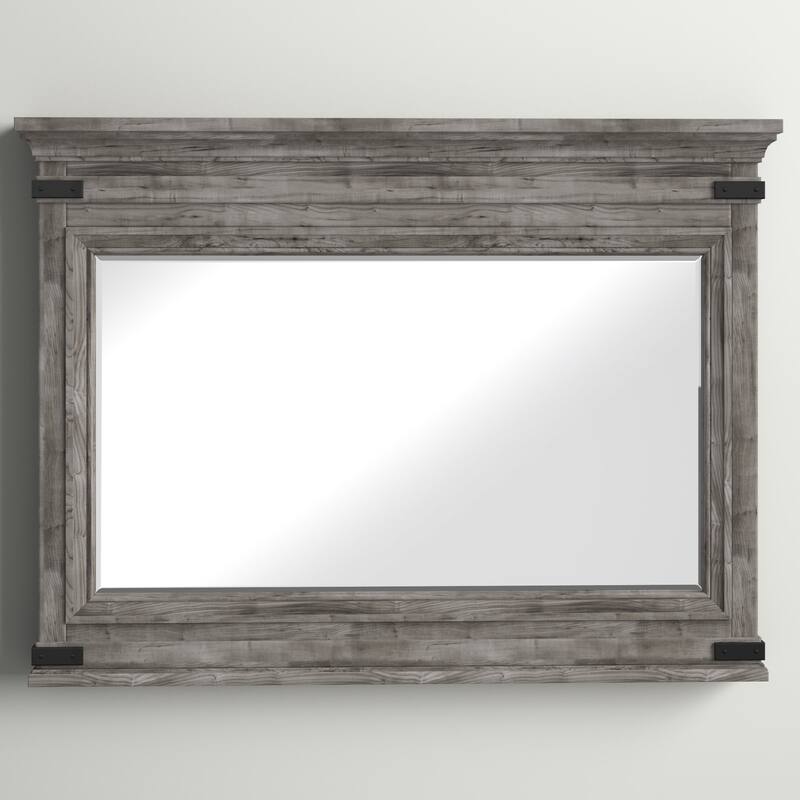 Forge Brushed Steel Chesser Mirror