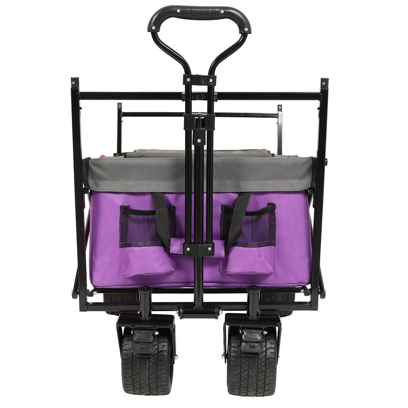 480 lb Folding Wagon Stroller with Canopy & Mosquito Net
