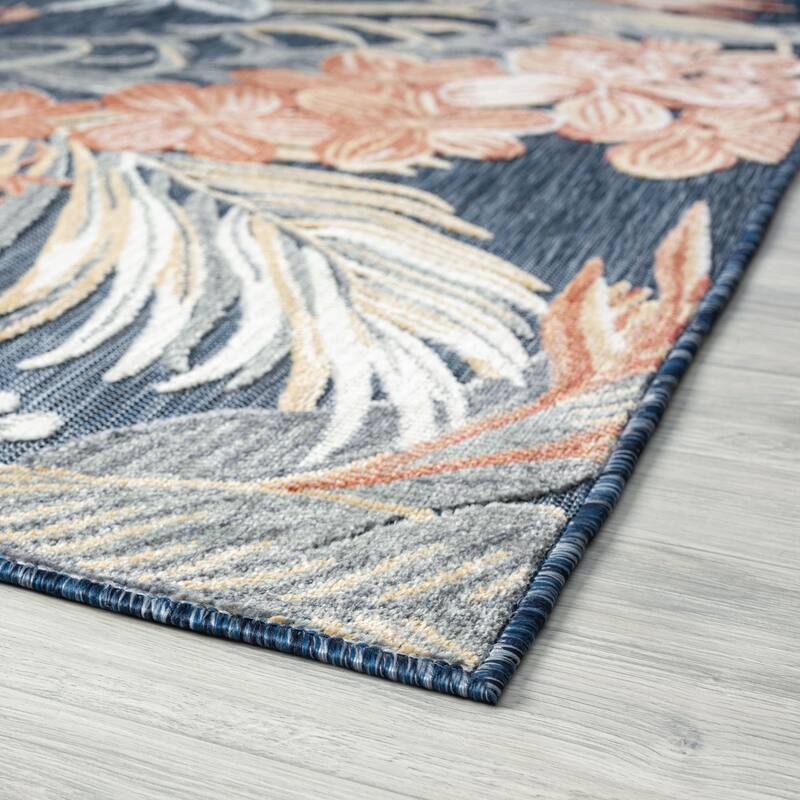 Tropicana Tropical Floral Indoor/Outdoor Area Rug
