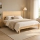 preview thumbnail 10 of 52, Eco-Chic Bamboo Platform Bed with Storage Space by Harper&Bright Designs