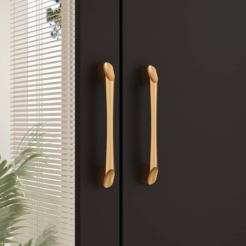 Wardrobe Closet Armoire wi/Mirror & Scalable Hanging Rod Space Saving