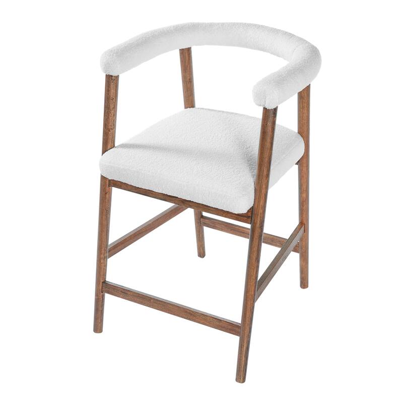 Christopher Knight Home - Modern Wooden Bar Stools with Back - Set of 2