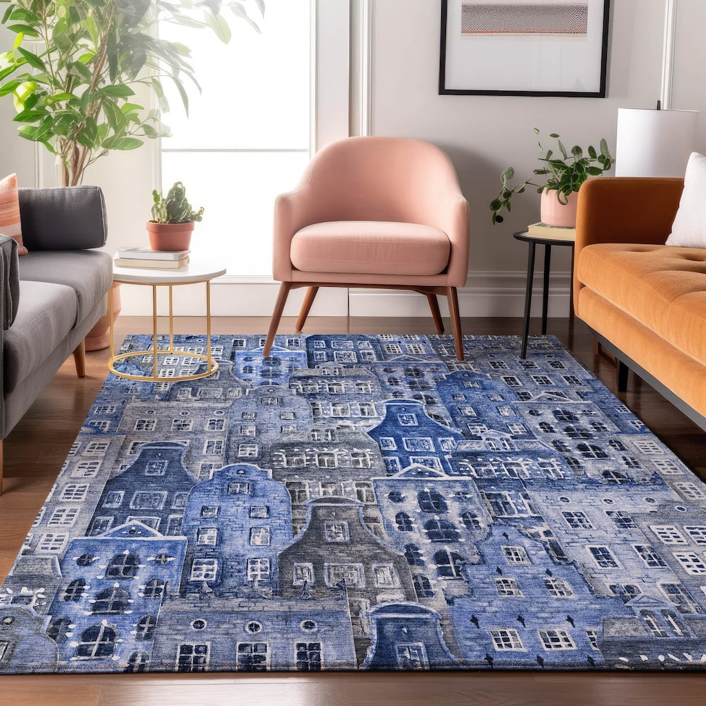Premium Washable Super Soft Modern Citylife Mayfield Rug
