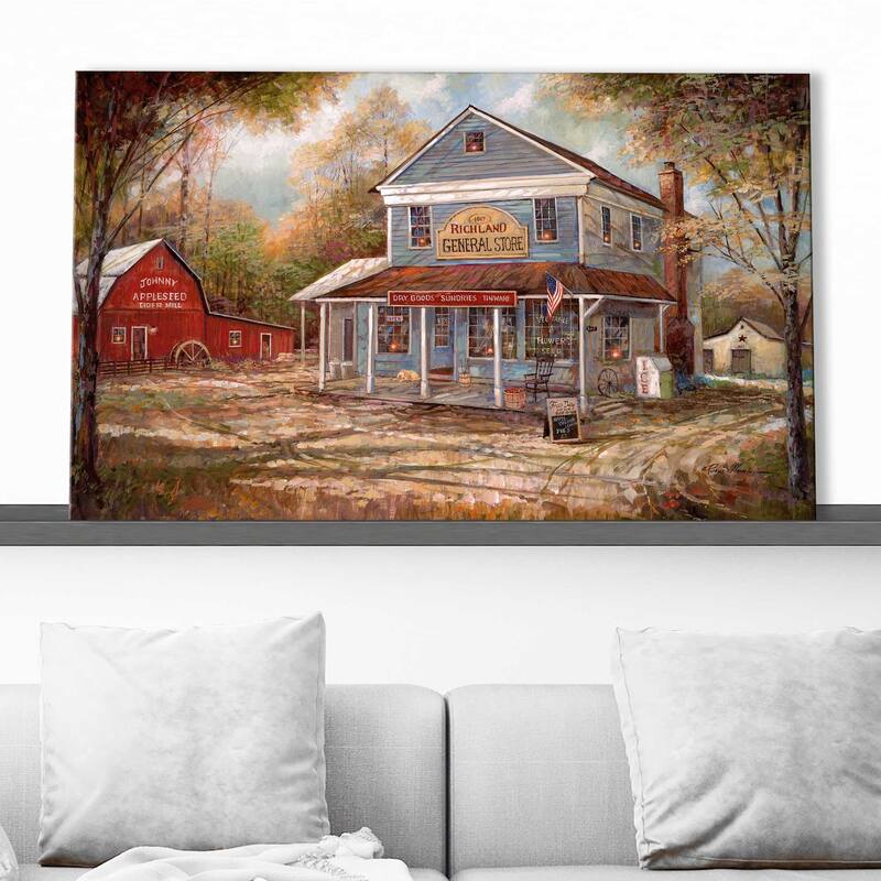 "Richland General Store" by Ruane Manning Print on Canvas