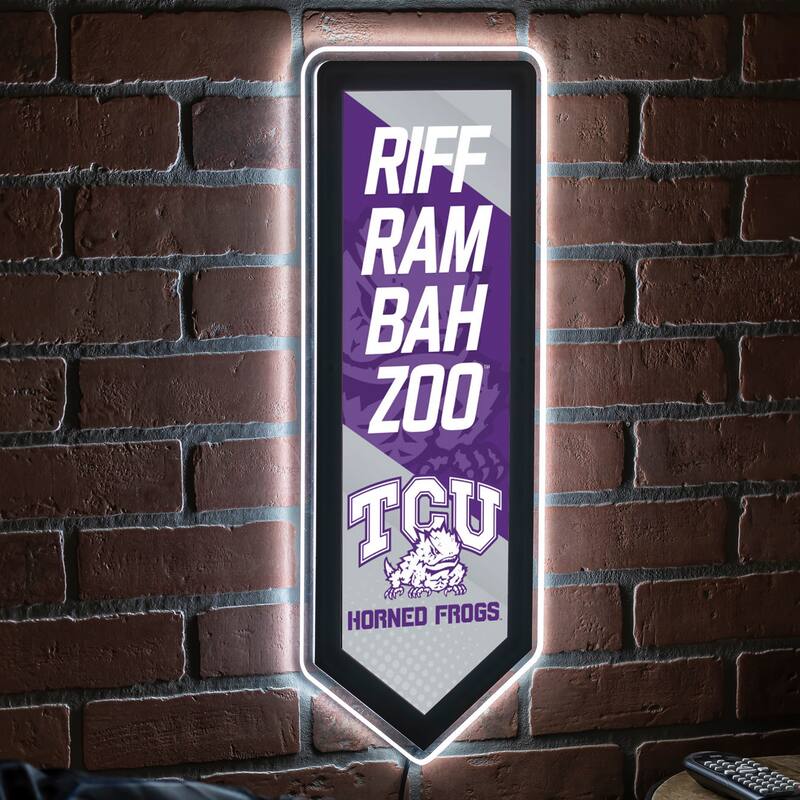 Texas Christian University LED Lighted Sign - Multi