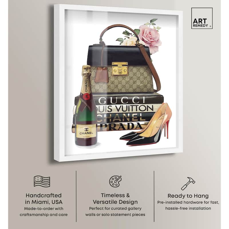 Let's Go Out Tonight Shadowbox by Art Remedy