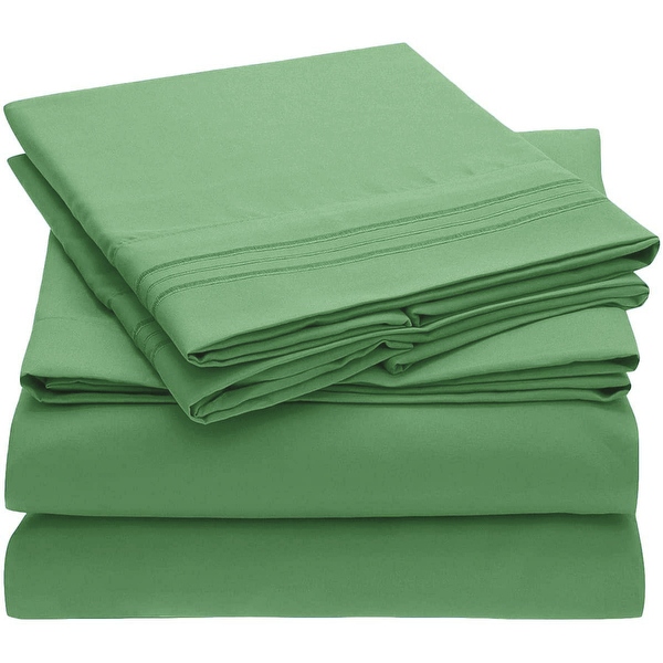 Bed bath and beyond green sheets 2025