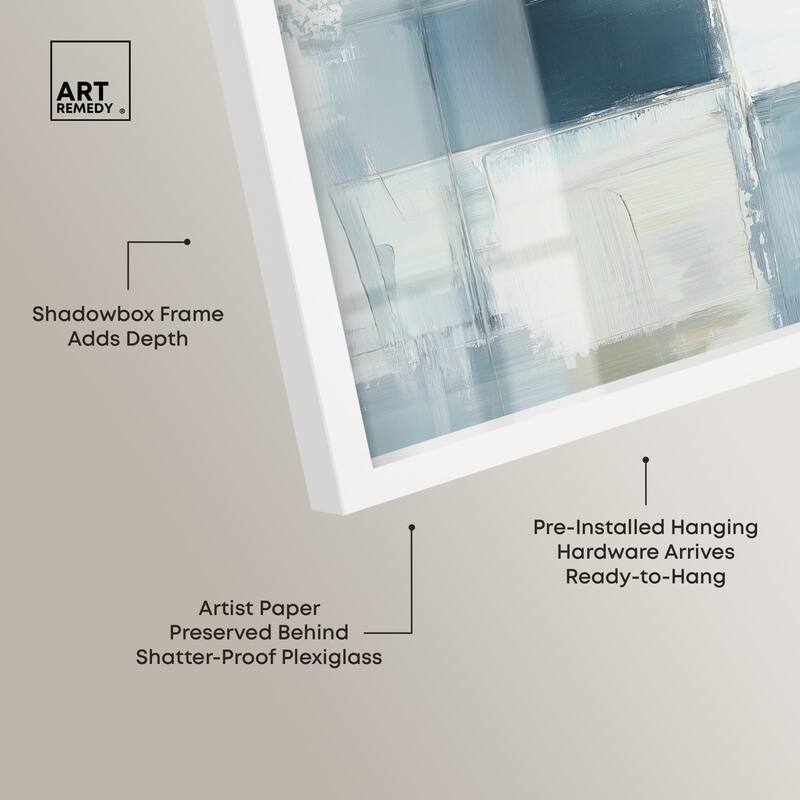 Deconstructed Blue I Shadowbox by Art Remedy