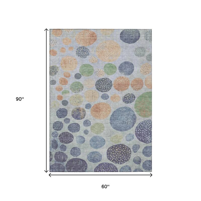 HomeRoots Geometric Transitional Rectangle Outdoor Rug
