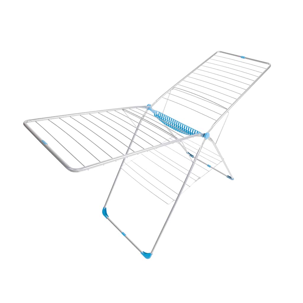 Folding and Collapsible Indoor and Outdoors Clothes Steel Drying Rack sa3301 - 73.25 x 21.75 x 38