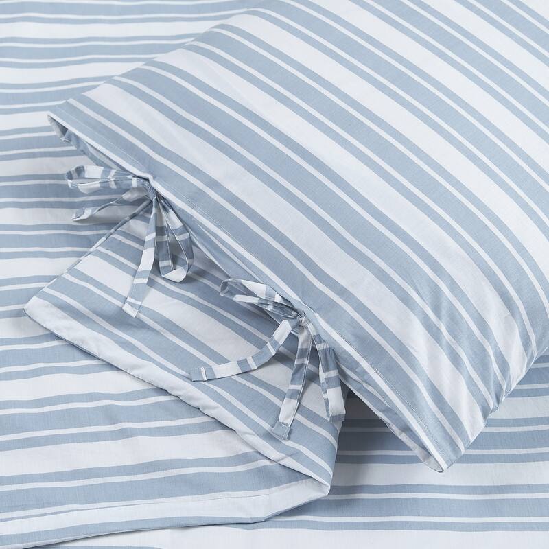 The Farmhouse by Rachel Ashwell Wide Ticking Stripe 3 Piece Comforter Set