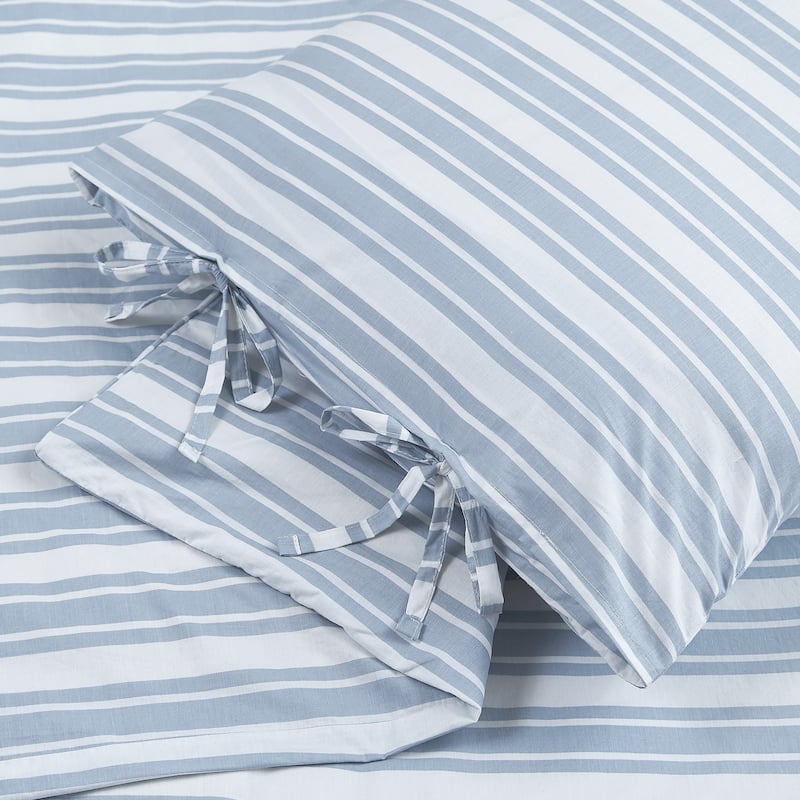 The Farmhouse by Rachel Ashwell Wide Ticking Stripe 3 Piece Duvet Cover Set
