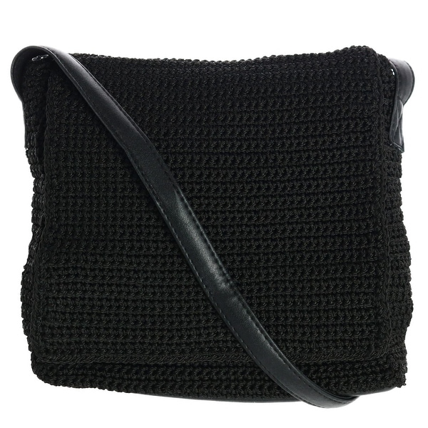 Shop CTM® Women&#39;s Crochet Crossbody Bag with Front Flap - one size - Overstock - 27326732