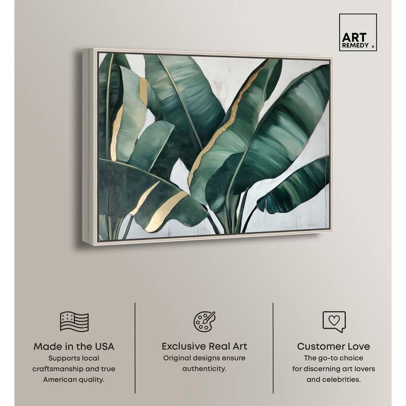 Jungle Jewel Jade I Canvas by Art Remedy