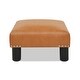 preview thumbnail 24 of 130, The Curated Nomad Performance Fabric Stardust Square Upholstered Footstool Ottoman