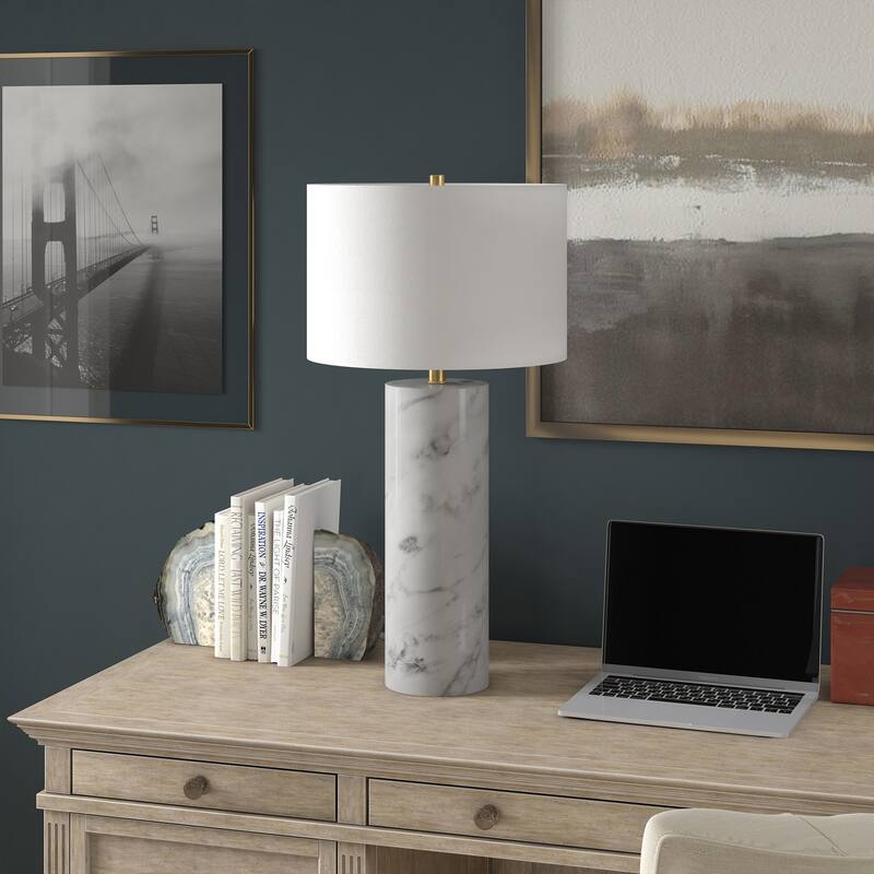 Elise 30" Tall Table Lamp with Fabric Shade - 15" Wide