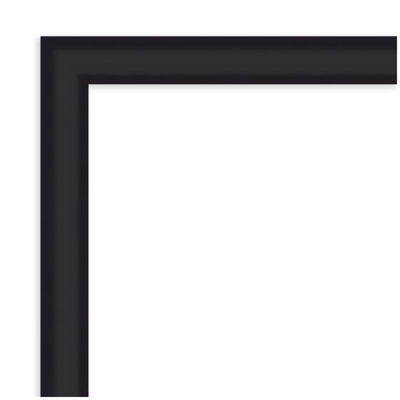 Kate and Laurel Framed Art Black Twist 1 by Alicia Bock