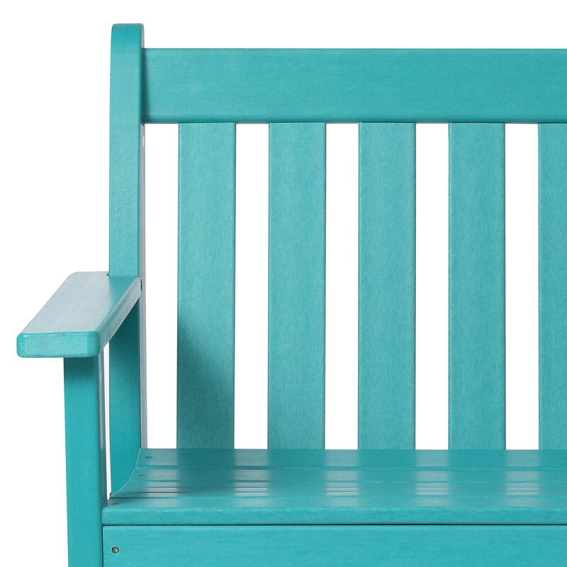 Laguna Poly 3-Piece Bench With Coffee Table