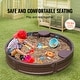 preview thumbnail 26 of 40, Sandbox with Cover for Outdoor Backyard, Beach, Park, Gift for Boys Girls Ages 3-12