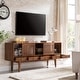 preview thumbnail 16 of 24, SEI Furniture Simms Mid-century Modern Media TV Stand for TV's up to 68"