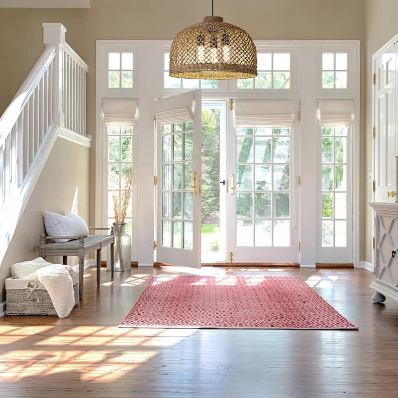 18.9in rattan hallway light brown pendant lights rattan, seagrass, bamboo chandelier light