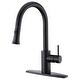preview thumbnail 26 of 30, Ultra Faucets Euro Collection Single-Handle Kitchen Faucet With Pull-Down Spray Oil Rubbed Bronze UF14205