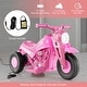 preview thumbnail 28 of 38, Gymax 6V Kids Bubble Car Electric Ride on Motorcycle w/ Music Button &