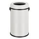 preview thumbnail 21 of 28, 17 Gallon/65 Liter Stainless Steel Trash Can, Round Trash Can White-Open Top