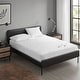 preview thumbnail 2 of 11, Sharper Image Embossed Microfiber Heated Mattress Pad