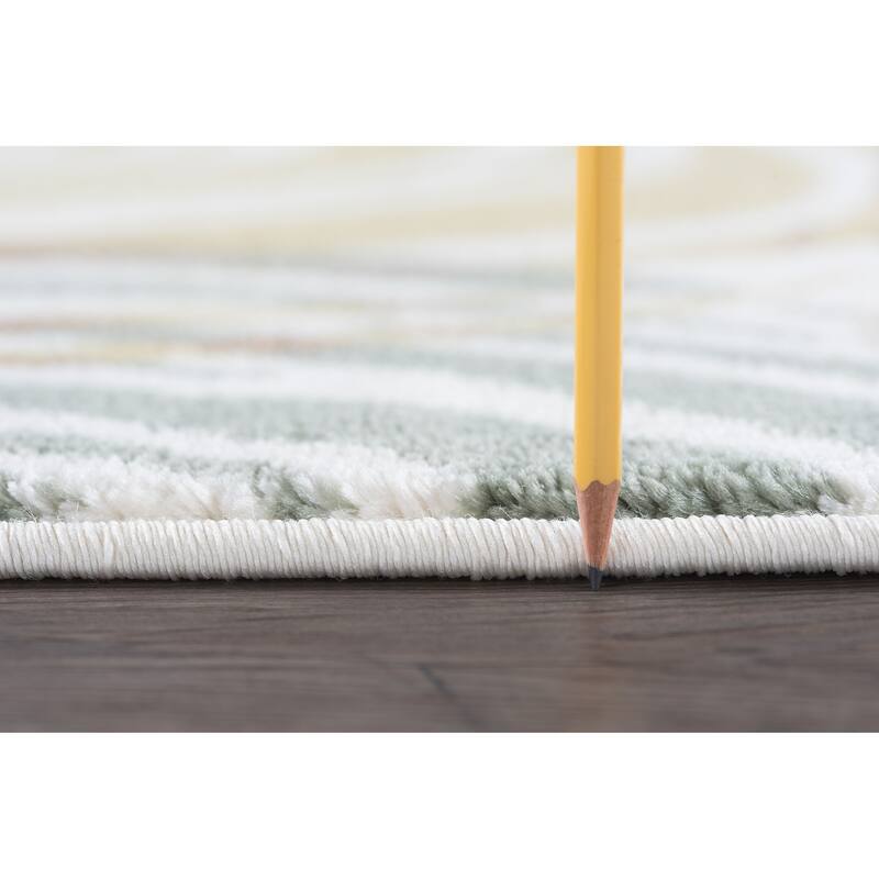 Decora Modern & Contemporary Floral Indoor Area Rug
