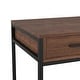 preview thumbnail 8 of 14, Martha Stewart Slim Modern Home Office Desk with 3 Drawers and Metal Frame