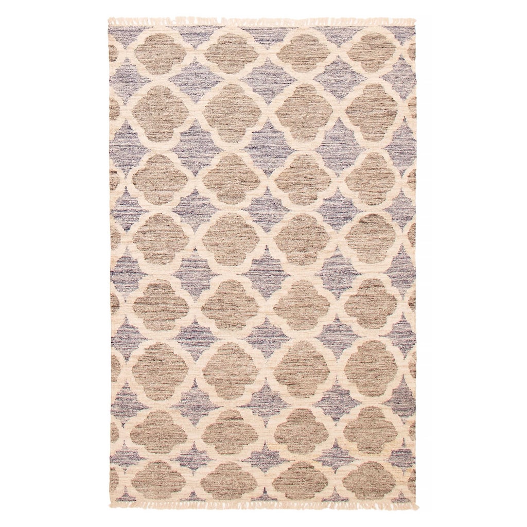 Ankara Ivory Kilim 5'1" x 8'1" - 5'1 x 8'1