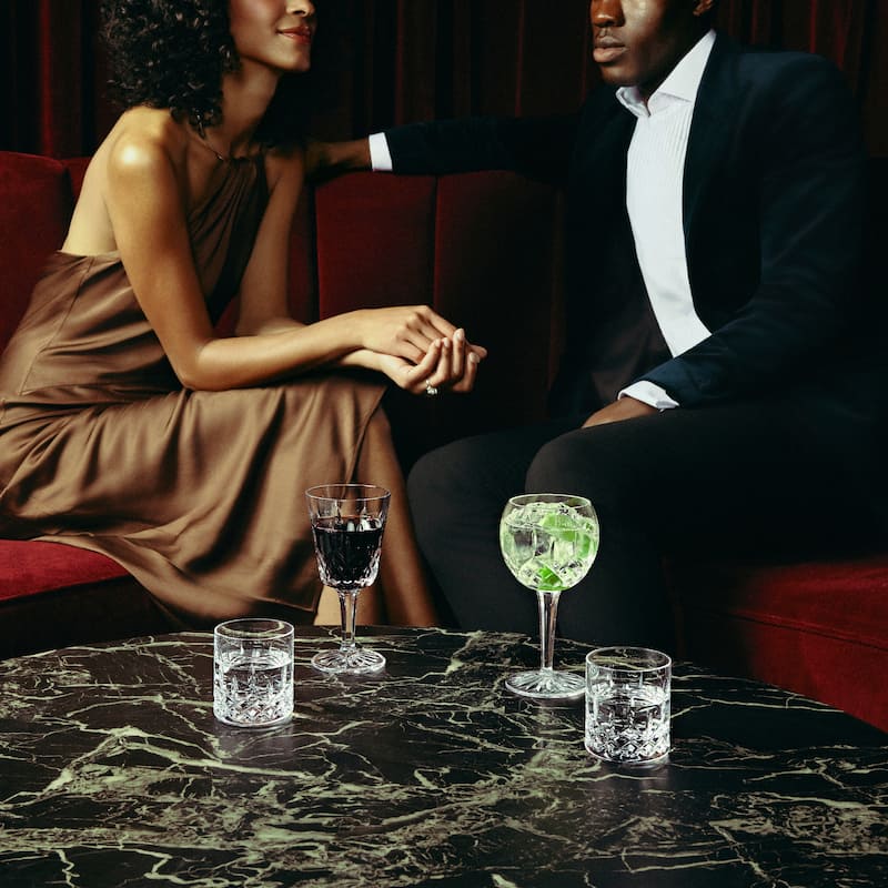 Waterford Lismore Balloon Wine 11.5floz, Set of 2