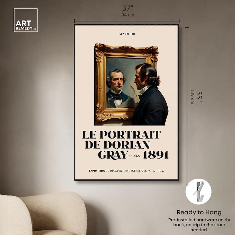 Decadent World of Dorian Gray Canvas by Art Remedy