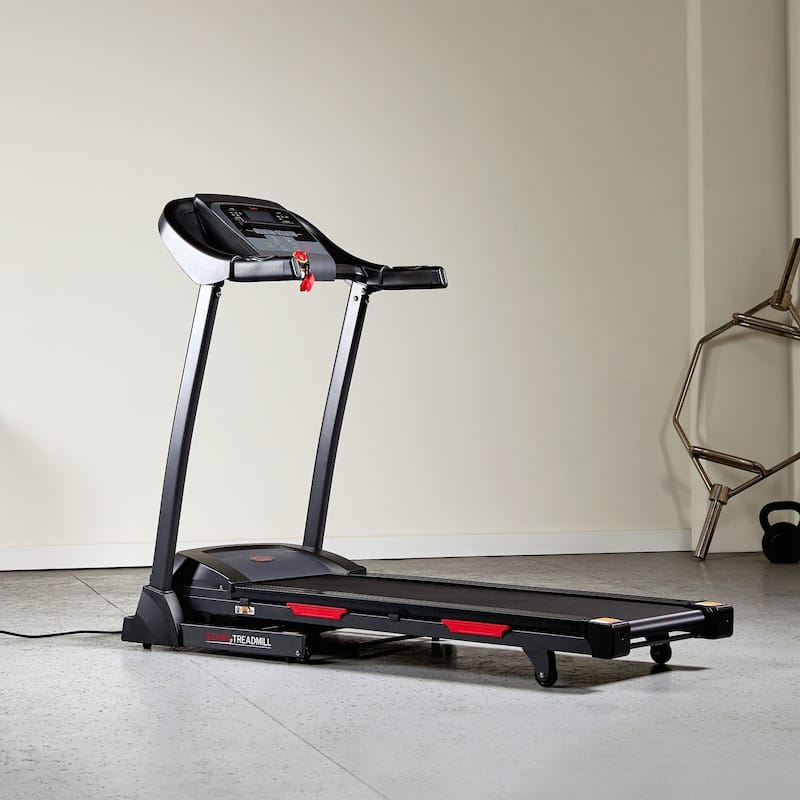 Sunny Health & Fitness Premium Auto-Incline Smart Treadmill Exclusive SunnyFit® App