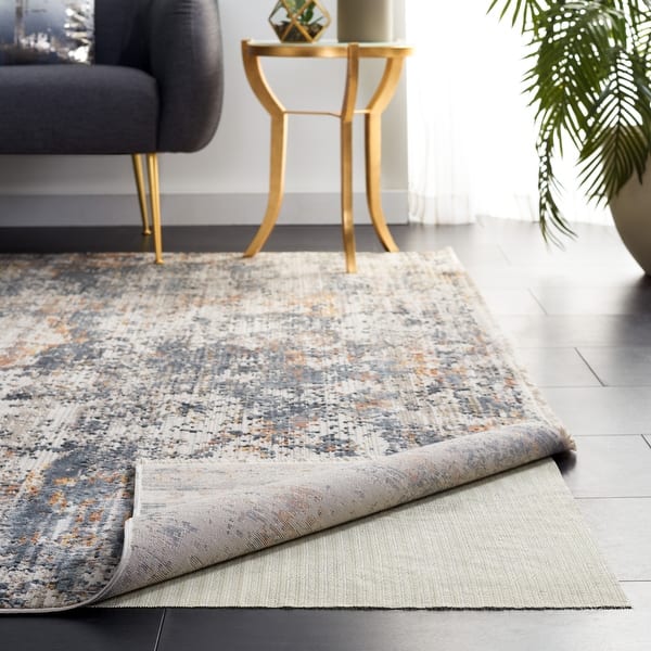 slide 2 of 9, SAFAVIEH Non Slip Anti Skid Grippy Stay in place Rug Pad Under Carpet, Stable on all Hard Floors - Herringbone