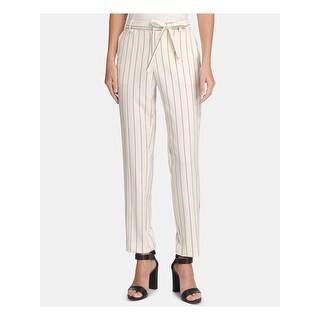 white pinstripe trousers womens