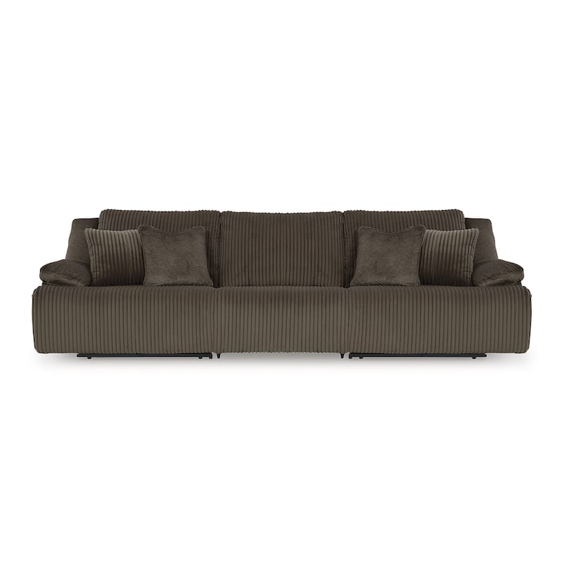 Signature Design by Ashley Top Tier 3-Piece Reclining Sectional Sofa - 128"W x 40"D x 41"H