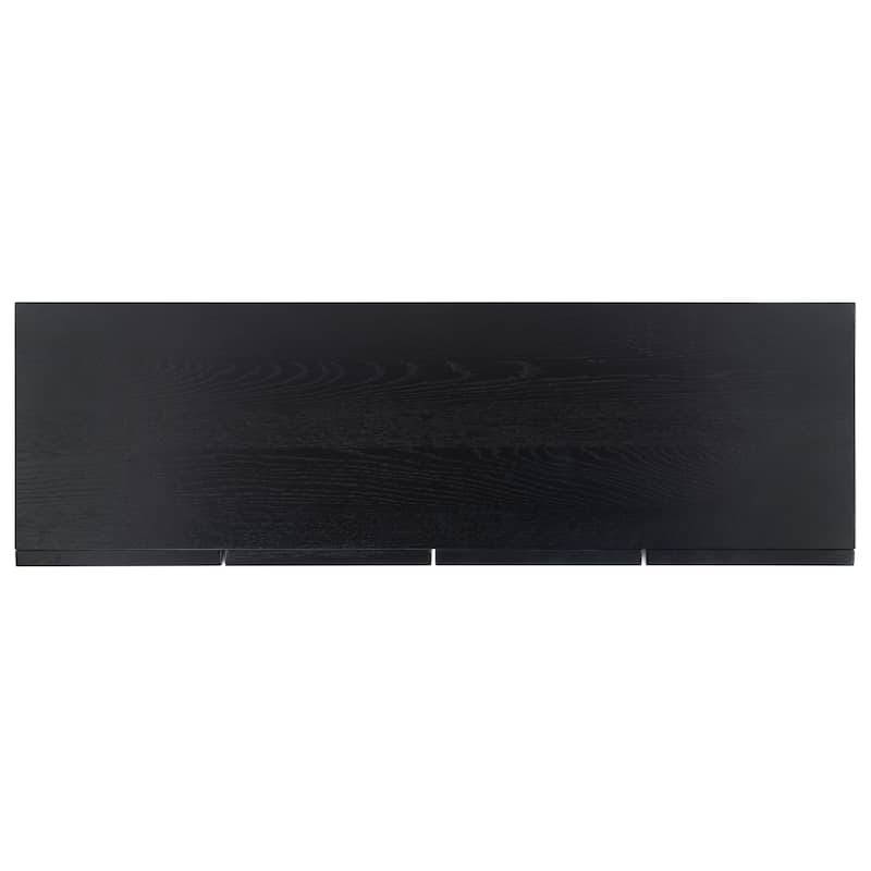 SAFAVIEH Couture Zeus 4 Door Wood Media Stand - 58"W x 18"D x 24"H