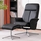 preview thumbnail 5 of 26, MCombo Swivel Recliner with Ottoman, Modern Armchair with Heavy Duty Aluminum Base
