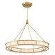 preview thumbnail 4 of 5, Minka Lavery 3476-L Velaris 37" Wide Pendant with Faux Alabaster