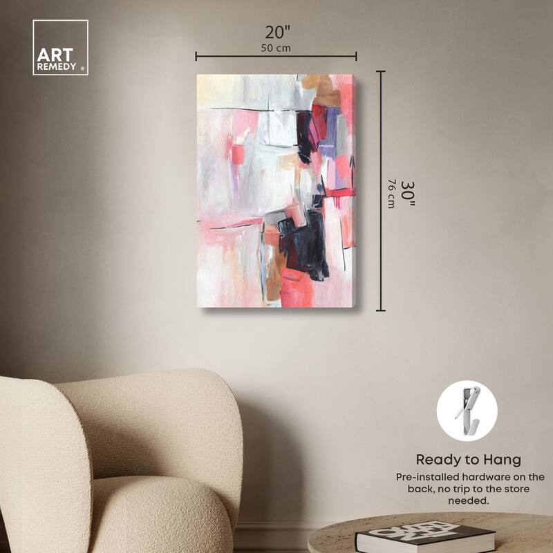 Love Letter I Canvas by Art Remedy, Gallery Wrapped