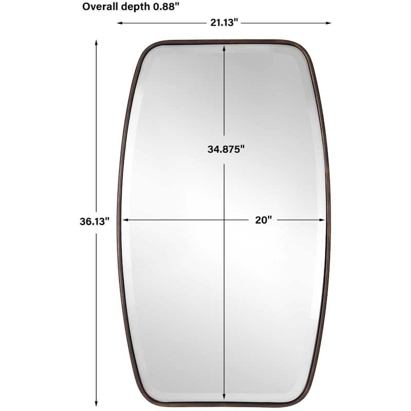 Uttermost 097-CANILLO-MIRROR Canillo 21-1/8" W x 36-1/8" H